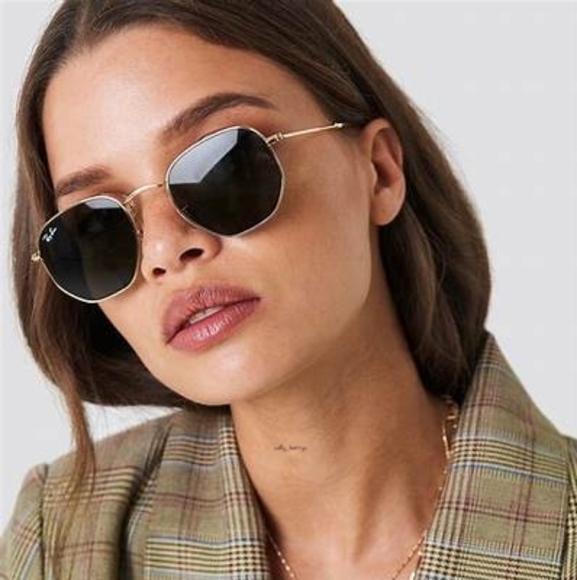 RayBan (Store Display) Hexagonal Green Lenses RB3548 - Picture 15 of 16